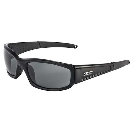 Ess CDI, Safety Glasses, Anti-Scratch, Clear Lens, Black Frame, Full-Frame 740-0296