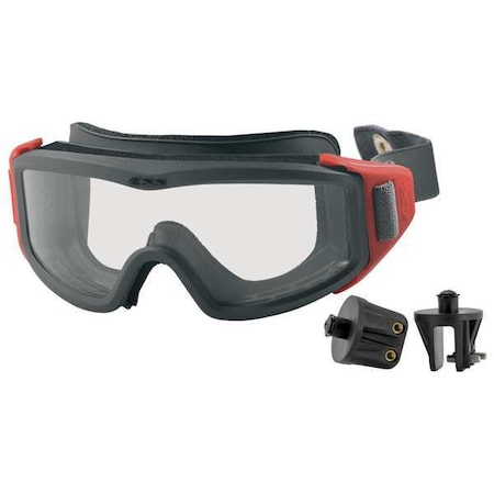 Ess Safety Firefighting Goggles, Clear Lens, Indirect Vented, OpFoam Face Padding, FirePro EX Series 740-0378