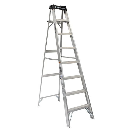 Louisville 8 ft Aluminum Stepladder, 300 lb Capacity AS3008