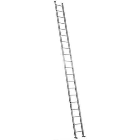 LOUISVILLE Straight Ladder, Aluminum, Natural Finish, 300 lb Load Capacity AE2120