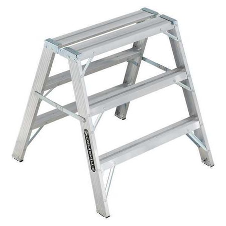Louisville Sawhorse Ladder, Aluminum, 34" W x 37" H L-2032-03