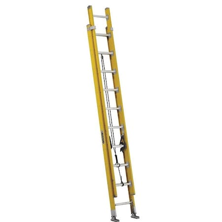 Louisville 20 ft Fiberglass Extension Ladder, 375 lb Load Capacity FE4220HD