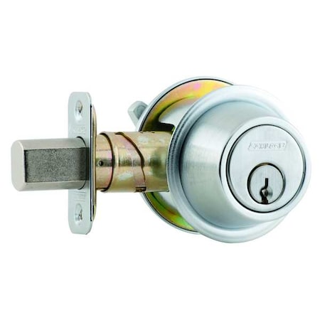 Schlage Deadbolt, HD, Satin Chrome, 6 Pins B560P 626