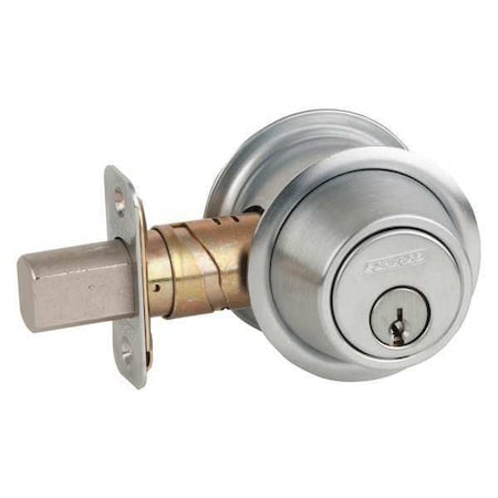 Schlage Deadbolt, HD, Satin Chrome B562P 626