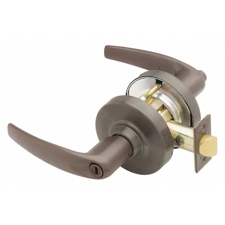 Schlage Lever Lockset, Mechanical, Privacy, Grd. 1 ND40S ATH 613