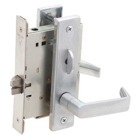 Schlage Lever Lockset, Mechanical, Privacy, Grd. 1 L9040 06L 626