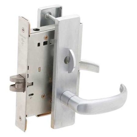 Schlage Lever Lockset, Mechanical, Privacy, Grd. 1 L9040 17L 626