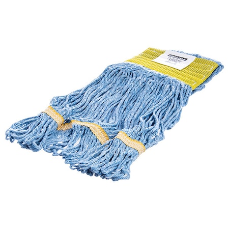 Carlisle Foodservice Looped-End Wet Mop, Blue, PK12, 369442B14 369442B14