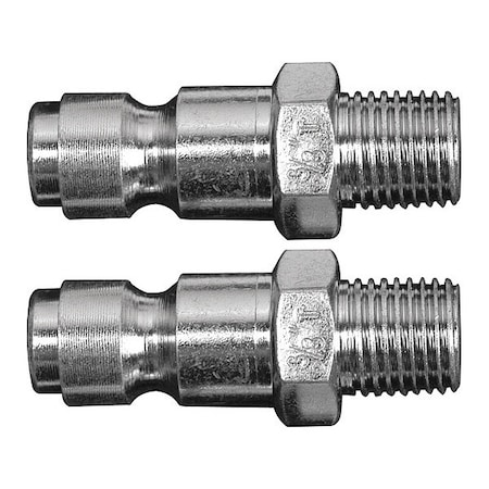 Campbell Hausfeld Plug, 3/8" Auto, 1/4" Male NPT PA101100AV