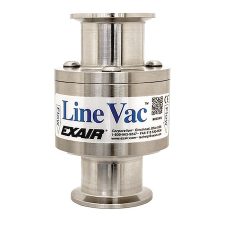 Exair Sanitary Flange Line Vac, 3" 161300-316