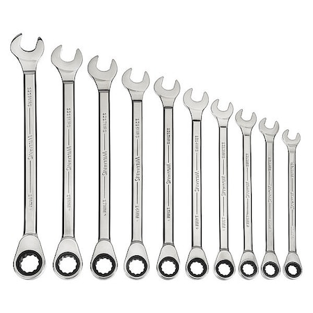 Williams Williams Combo Wrench Set, 10 Pieces, 10-19mm MWS-10RS