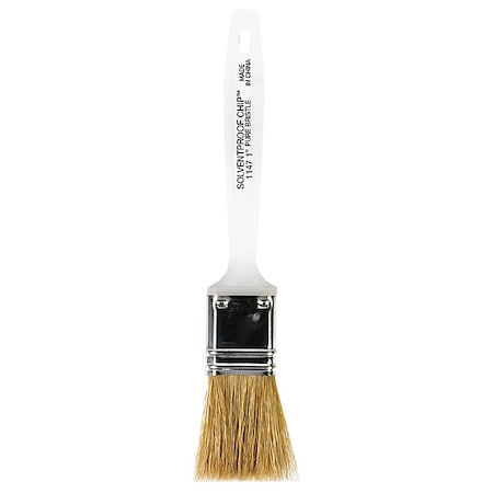 Wooster 1" Chip Soft, White China Bristle, Paint Brush, Plastic Handle 1147 - 1