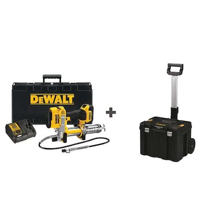 Dewalt Grease Gun, Cordless, 14 oz. DCGG571M1/DWST17820