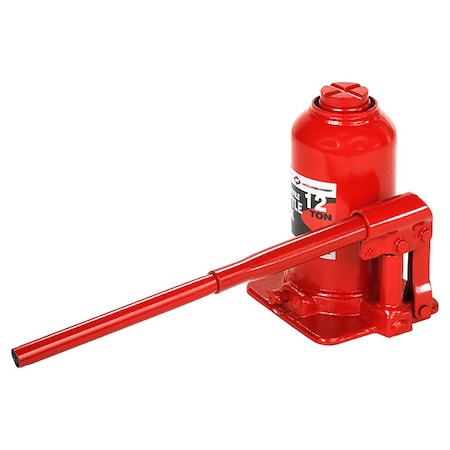 American Forge & Foundry Bottle Jack, 12 ton, Max Lift 14 3/8" H 3612S