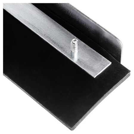 Carlisle Foodservice Straight Blade Blk Rubbr w/Mtl Frame, PK6 361201800
