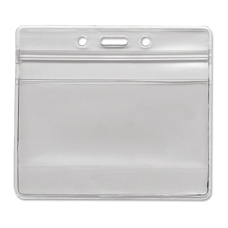 Advantus Horizontal Resealable Badge Holder, PK50 75523