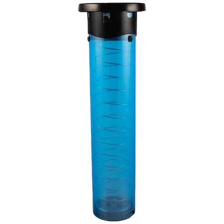 Zoro Select Cup Dispenser, 5 1/4 in H, Black C5450C