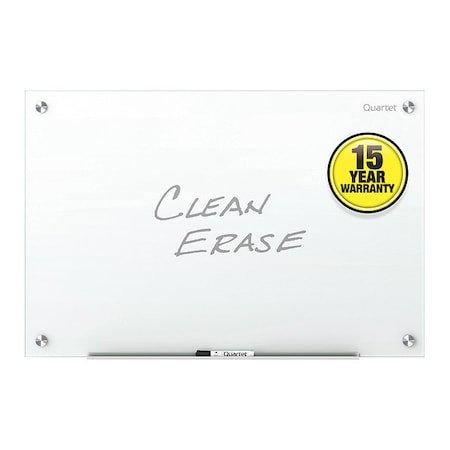 Quartet Glass Dry Erase Board, 36"X24", White G3624NMW