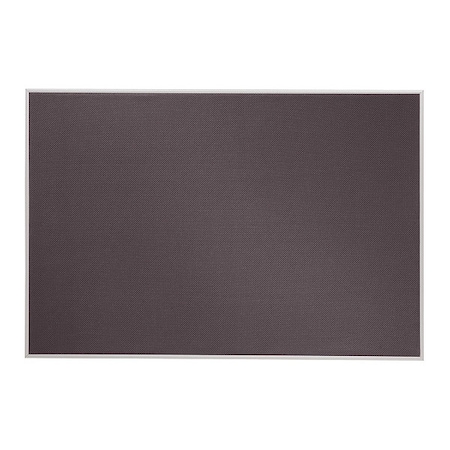 Quartet Bulletin Board, Gray, Fabric, 34"X23" B3423
