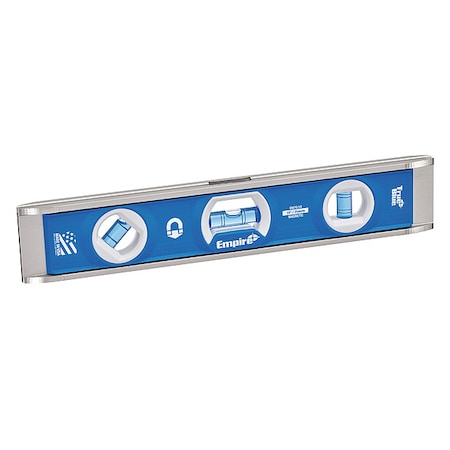 Empire Level 10" True Blue Rare Earth Magnetic Torpedo Level EM70.10