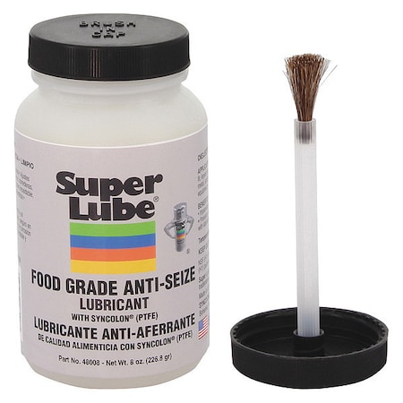Super Lube Food Grade Anti-Seize Lbrcant, PTFE, 8 oz. 48008