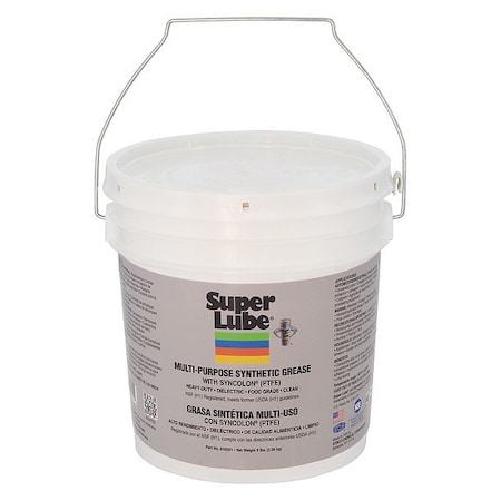 Super Lube Multipurpose Grease, PTFE, 5 lb., NLGI 1 41050/1