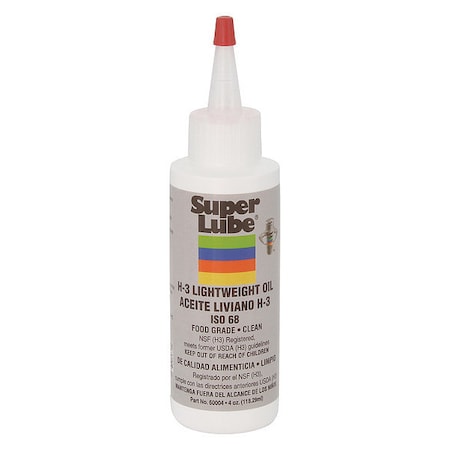 Super Lube 4 oz. Lightweight Oil Bottle, ISO Viscosity 60004