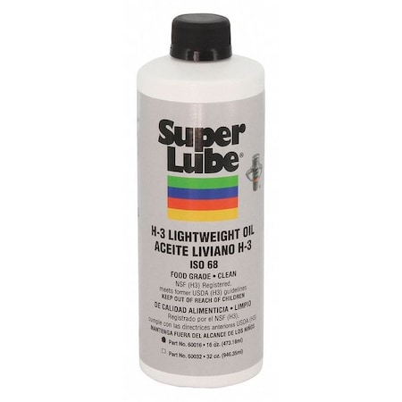 Super Lube 16 oz. Lightweight Oil Bottle, ISO Viscosity 60016