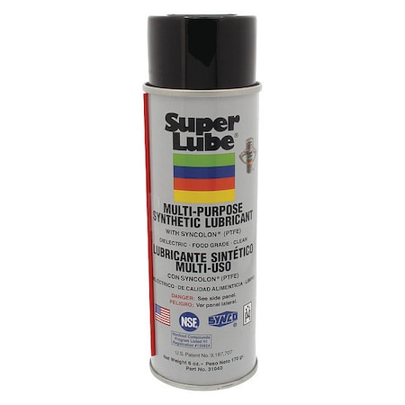 Super Lube Multipurpose Aerosol Spray, PTFE, 6 oz. 31040