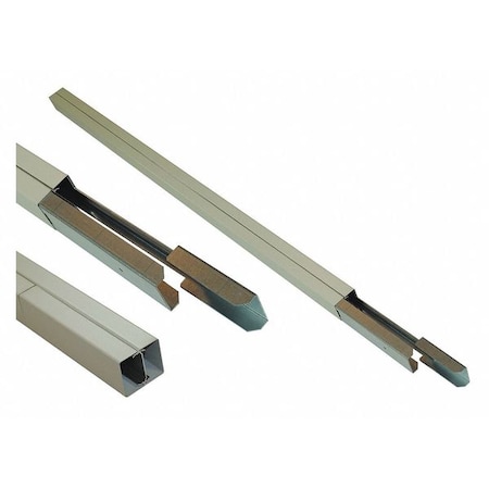 Wiremold Blank Steel Pole Extender, Blank Logo, Steel 25DTC-E5