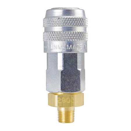 Foster Socket, Lincoln LN, Brass/Steel, 1/4" LN3303M