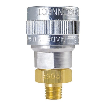 Foster Socket, Schrader Stndr, 303 Stainless, 1/4" SHD3303S/S