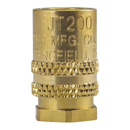 Foster Socket, Valved, 1Way, Mold Series, 1/4" FS200V