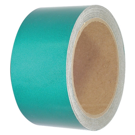 Visual Workplace Reflective Floor Tape, 2" x 30 ft., Green 25-800-2030-614