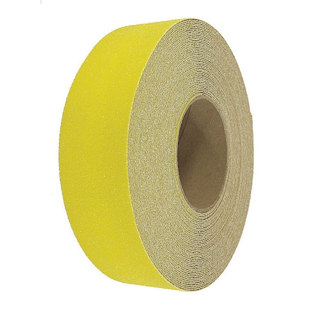 Visual Workplace Slip Resistant Floor Tape Aluminum Oxide Compound With UV Protection Yellow, 2" W x 60 ft. L 25-700-2060-618
