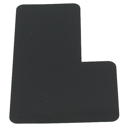 Visual Workplace Corner Round Symbol, 6", Black, PK20 25-1007-6-603