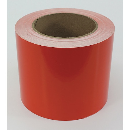 Visual Workplace Floor Marking Tape Indust, 4"x100', Orange 25-500-4100-628
