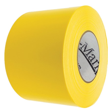 Visual Workplace Floor Marking Tape HP, 4"x100', Yellow 25-300-4100-618