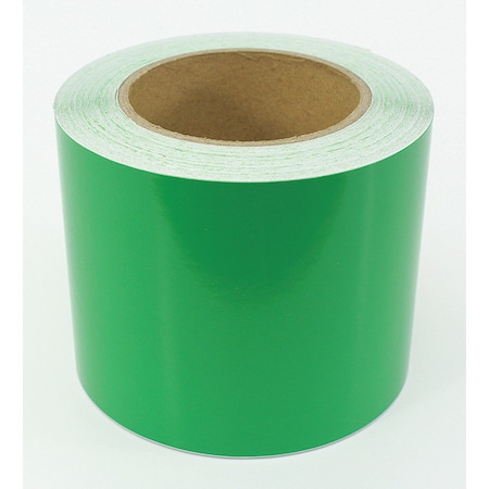 Visual Workplace Floor Marking Tape Indust, 4"x100', Green 25-500-4100-614