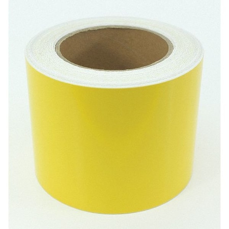 Visual Workplace Floor Marking Tape Indust, 4"x100', Yellow 25-500-4100-618