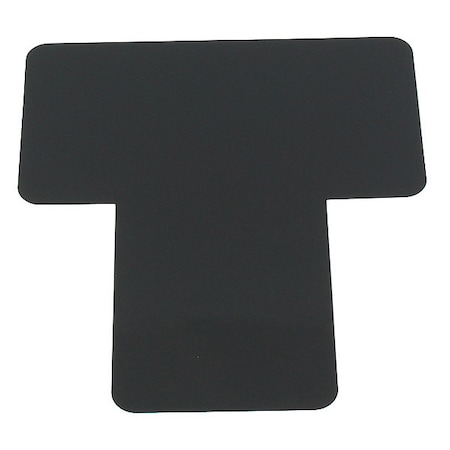 Visual Workplace T Symbol, 6", Black, PK20 25-1008-6-603