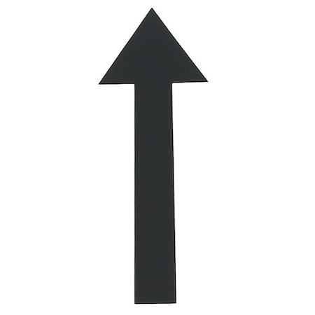 Visual Workplace Arrow Symbol, 6", Black, PK20 25-1001-6-603