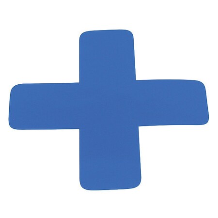 Visual Workplace X Symbol, 6", Blue, PK20 25-1003-6-634