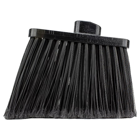 Carlisle Foodservice Med-Duty Angle Broom Head, 12", Blk, PK12 36867EC03