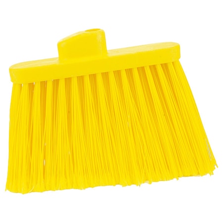 Carlisle Foodservice Med-Duty Angle Broom Head, 12", Ylw, PK12 36867EC04