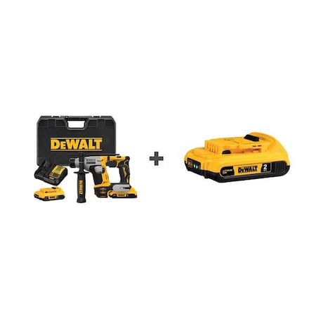 Dewalt Cordless Rotary Hammer DCH172D2/DCB203