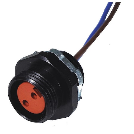 Remke Receptacle, Mini, Hi-Temp Sil, F, 3 P, 1 ft. 103Q0010MHT