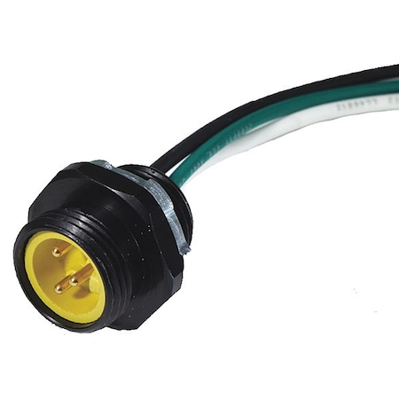 Remke Receptacle, MiniSize, Male, 4 Pole, 1 ft. 104P0010M