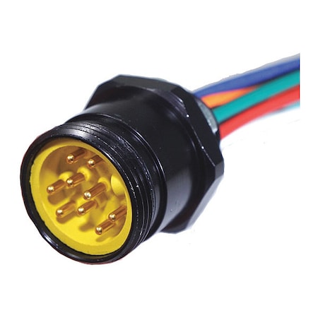 Remke Receptacle, Mini, Male, 10 Pole, 1 ft. 110P0010M