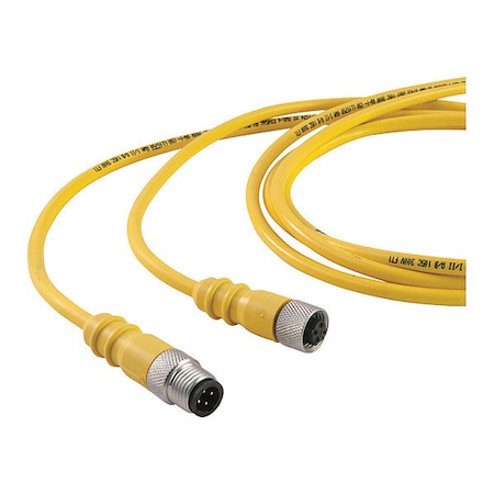 Remke Cordset, Dual Key, PUR, M/Fem, 3 Pole, 6 ft. 403K0060K